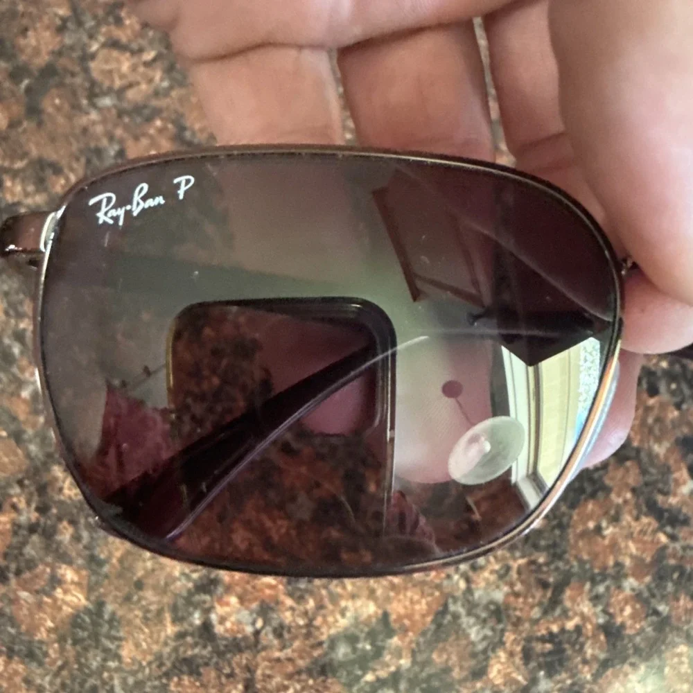 Ray-Ban RB3664CH Chromance Polarized Square Sunglasses Metal Frame Mint